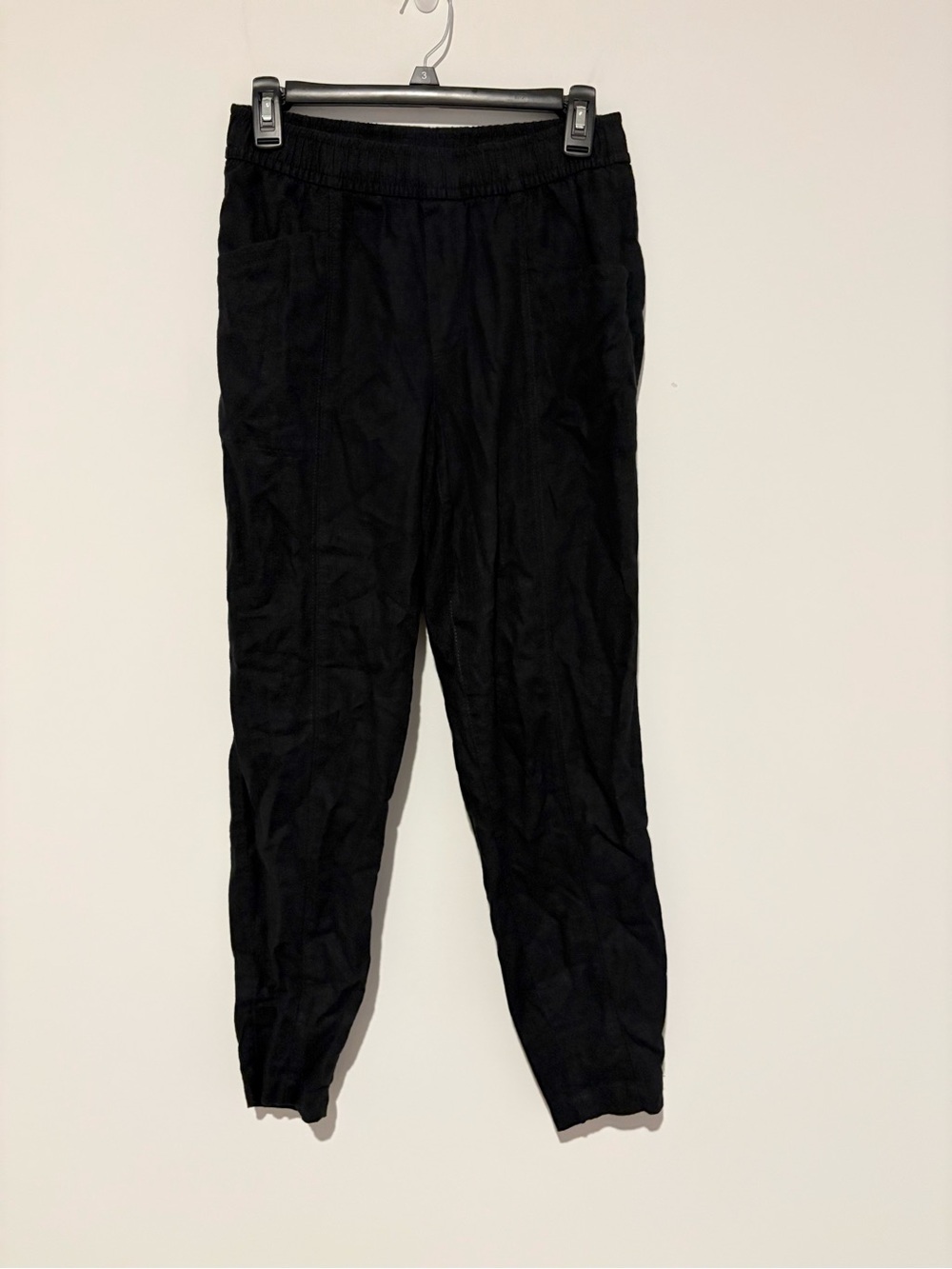 Old Navy Linen Taper Pants Black Size XS